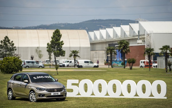 Fiat Egea Hatchback, Tofaş’ın Ürettiği  5 Milyonuncu Araç Olarak Banttan İndi!