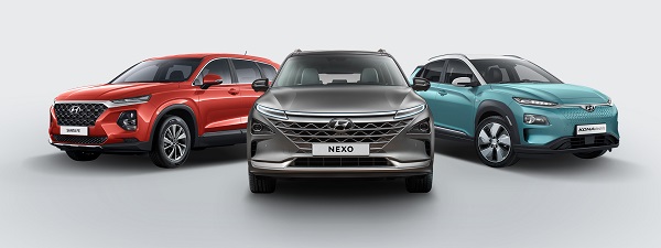 Hyundai’nin SUV Çıkarması: NEXO, Santa Fe ve KONA Electric