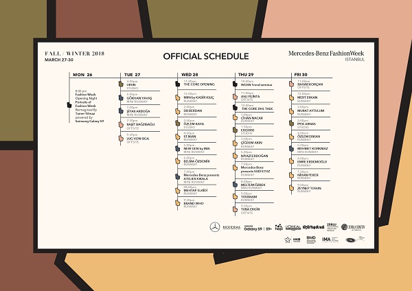 Mercedes-Benz Fashion Week Istanbul etkinlik takvimini açıklıyor.