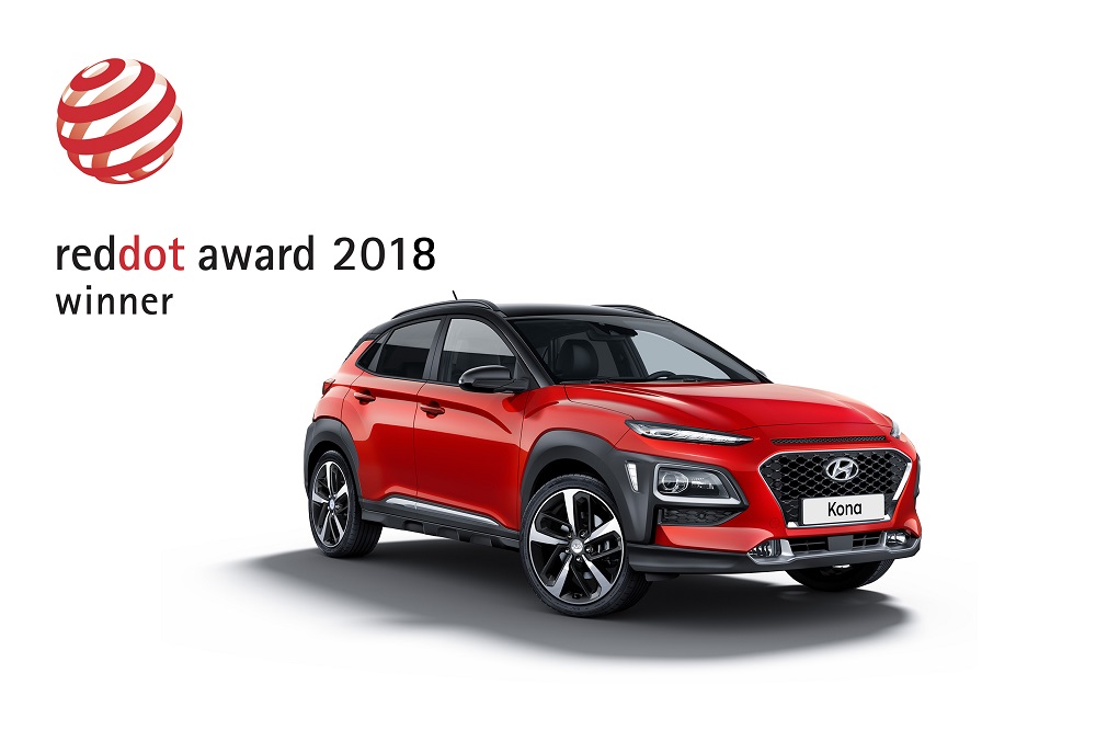 Hyundai KONA, 2018 Red Dot Tasarım Ödülü’nü Aldı