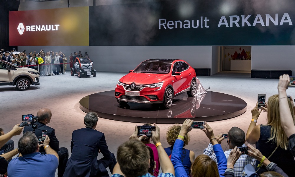 Renault ARKANA: Dünya Prömiyeri 2018 Moskova Uluslararası Otomobil Fuarı’nda gerçekleşti