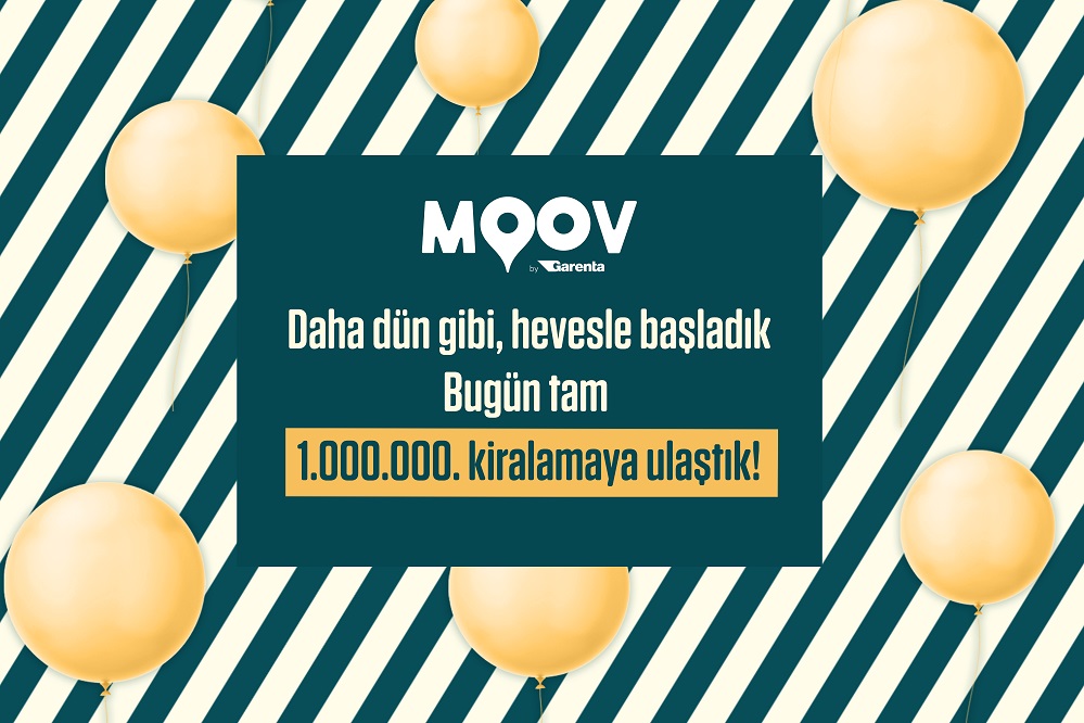 MOOV by Garenta’dan 1 milyonuncu kiralama