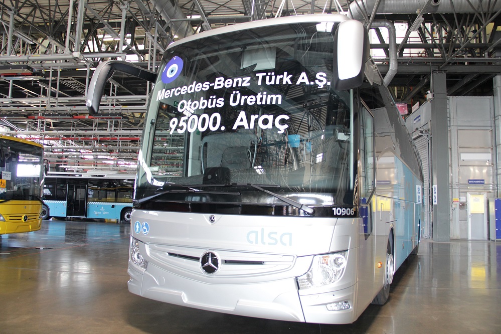 Mercedes-Benz Türk, 95.000’inci otobüsünü üretti