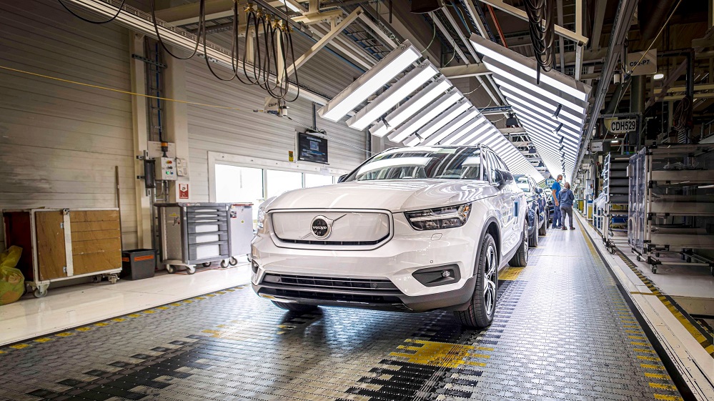 Volvo Cars, Tam Elektrikli XC40 Recharge’in Üretimine Basladı