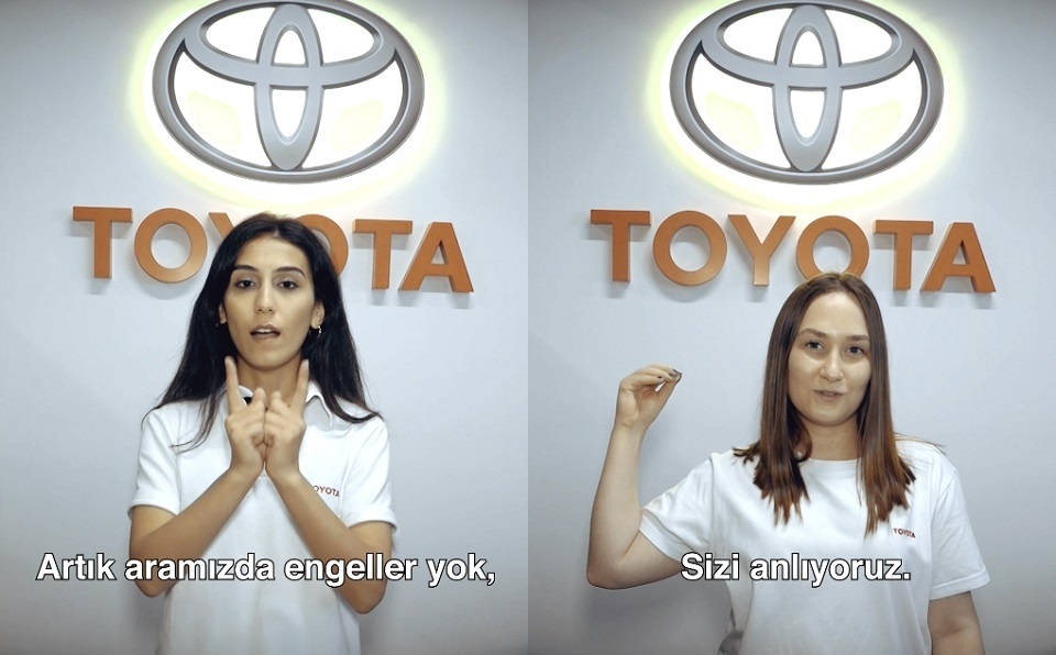Toyota İşitme Engelliler İçin Görüntülü İletişim Olanağı Sunan Hattı Kullanıma Sundu…
