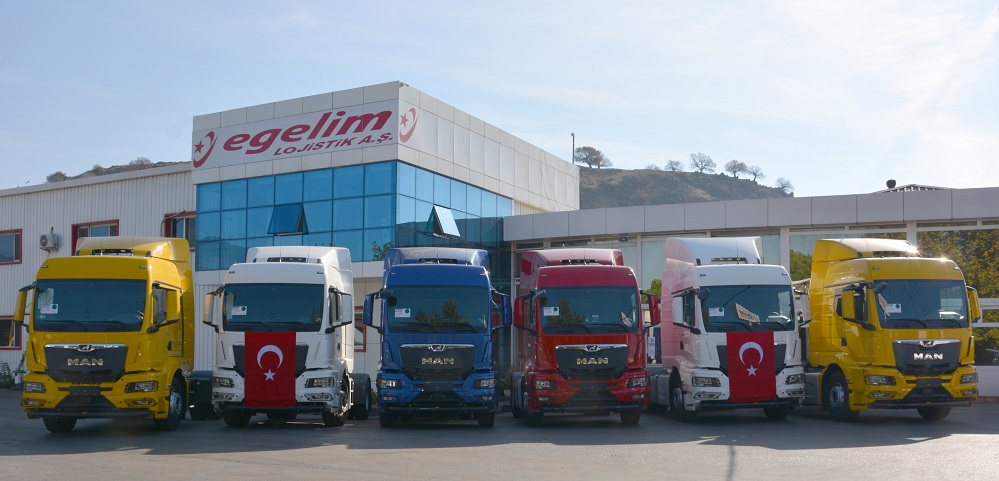 Lojistik sektörünün güçlü firması Egelim, filosuna 20 adet MAN TG3 serisi çekici kattı