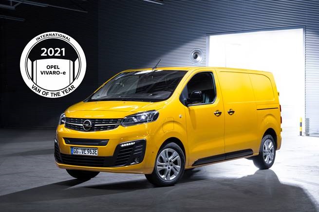 Yeni Opel Vivaro-e 2021 Yılın Uluslararası Vanı seçildi