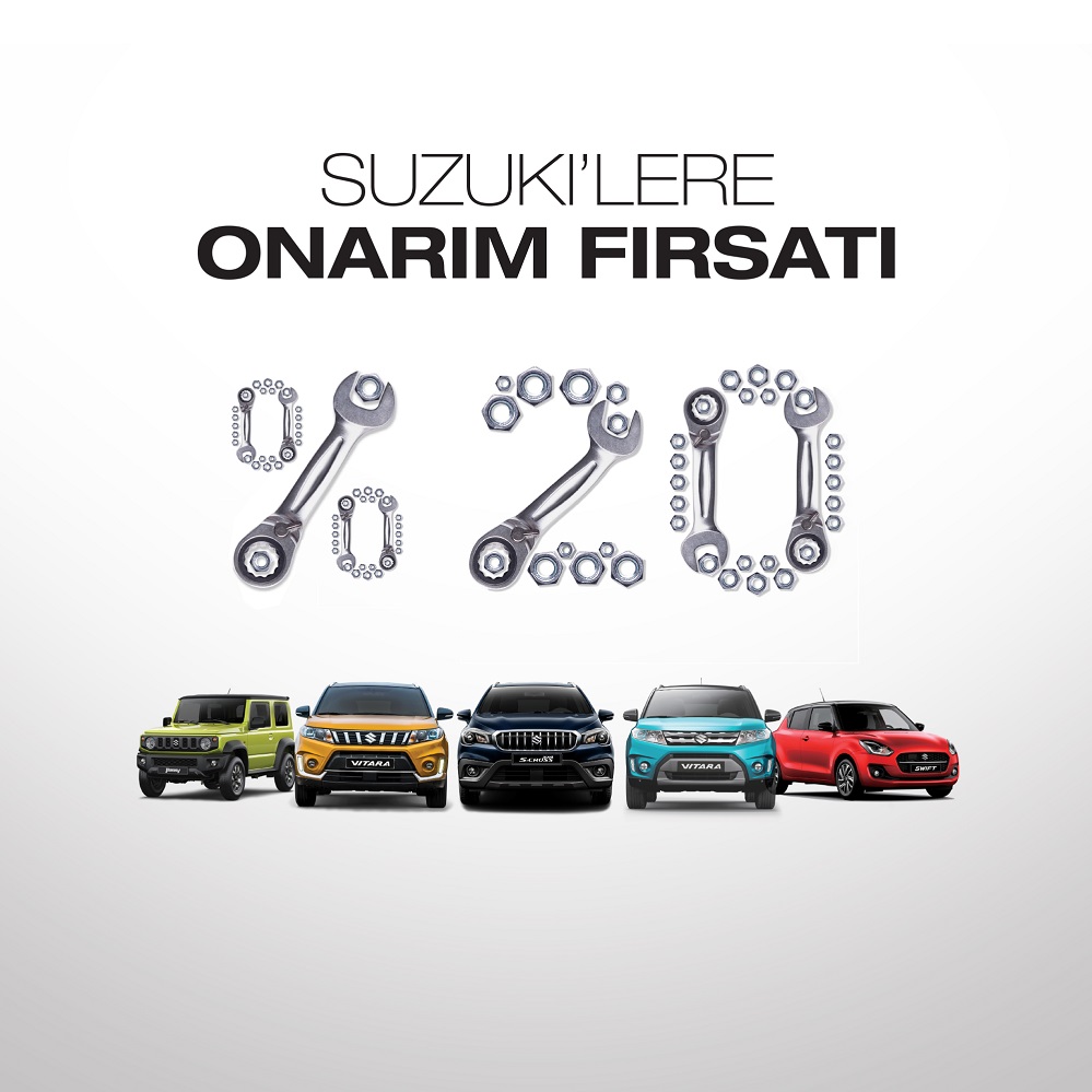 Suzuki Bakım-Onarımlarında Tüm Modellere Yüzde 20 İndirim Fırsatı!