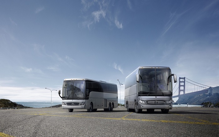 Sadece Türkiye’de üretilen yeni Mercedes-Benz Tourrider Kuzey Amerika’da yollara çıkıyor