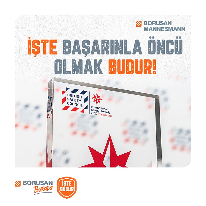 Borusan Mannesmann’a Uluslararası İş Güvenliği Ödülü