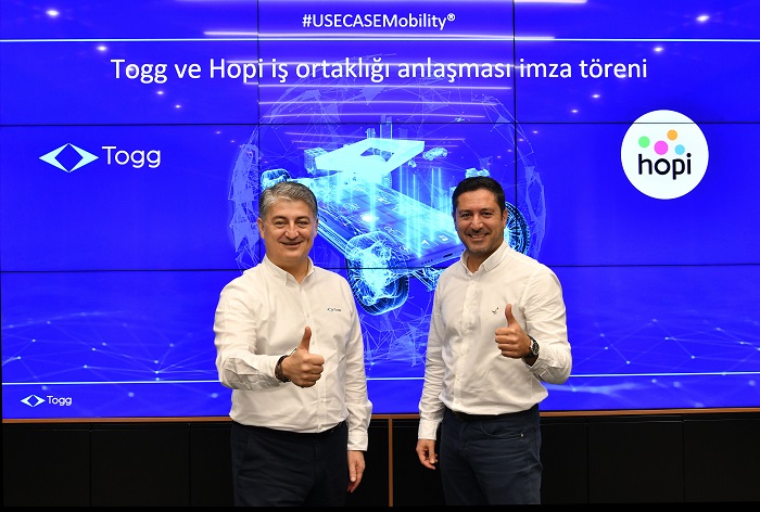 Togg ve Hopi eşsiz kullanıcı deneyimi için niyet mektubu imzaladı