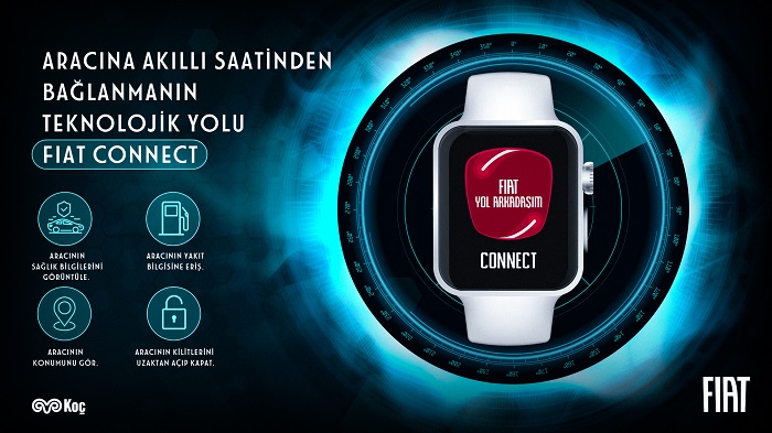 FIAT Connect Akıllı Saatler ile Entegre Kullanılabilecek