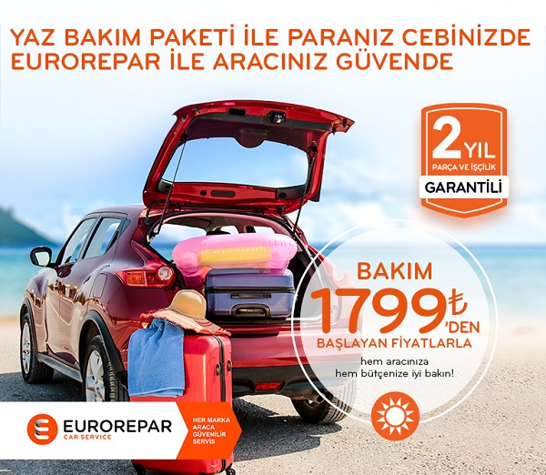 Eurorepar Car Service’den 1.799 TL’den Başlayan Fiyatlarla Periyodik Bakım Kampanyası!