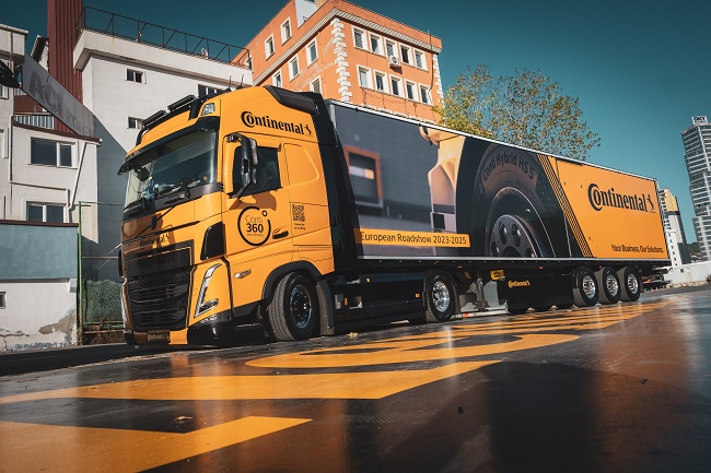 35 Ülkeyi Gezecek Continental Avrupa Roadshow Tırı Türkiye’ye Geldi