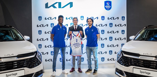 Kia ve Anadolu Efes Spor Kulübü İş Birliği Dokuzuncu Yılında