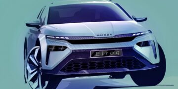 Škoda’nın Yeni Elektriklisi Elroq’un Şık Tasarımı Ortaya Çıktı