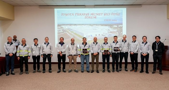 Toyota Otomotiv Sanayi Türkiye’den 446 çalışanına ‘Hizmet Yılı Ödülü’